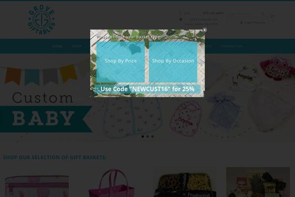 Groove theme site design template sample