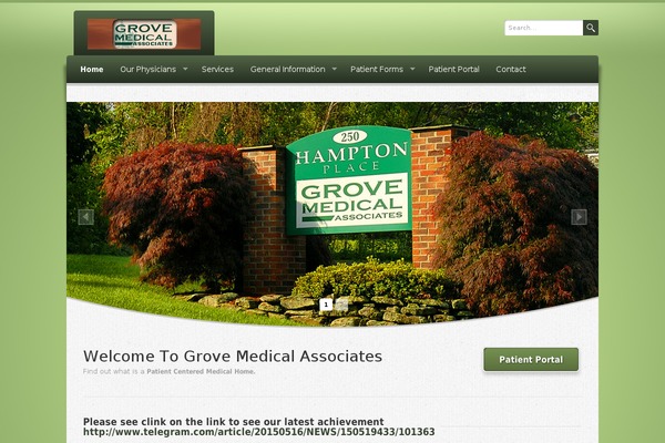 Wellness theme site design template sample