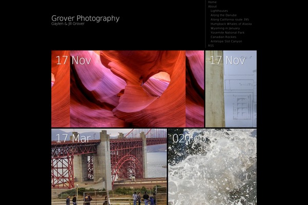 AutoFocus theme site design template sample