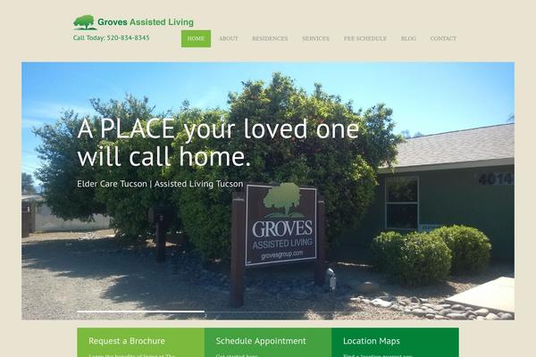 grovesassistedliving.com site used Groves