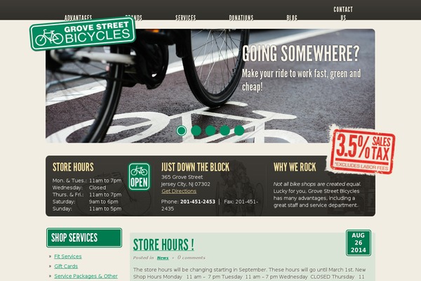 grovestreetbicycles.com site used Grovestreet