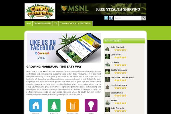 Site using Vslider plugin