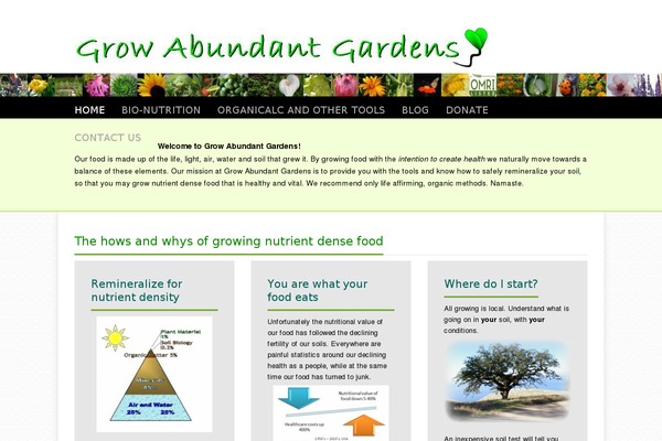 Natural theme site design template sample