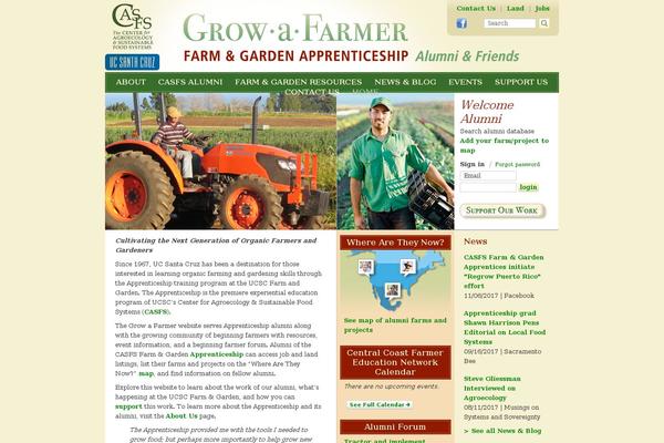 growafarmer.org site used Gaf