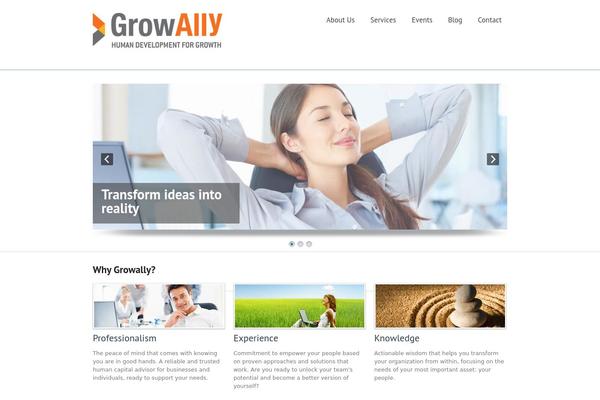 Simplicity theme site design template sample
