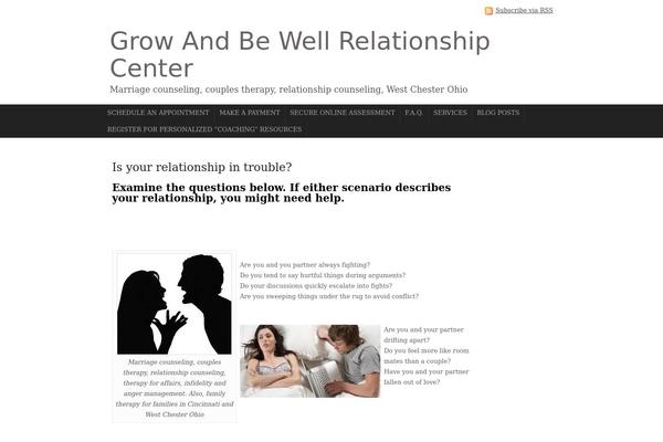 growandbewell.com site used Headway-208