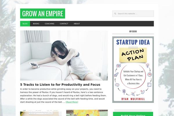 Metro Pro theme site design template sample