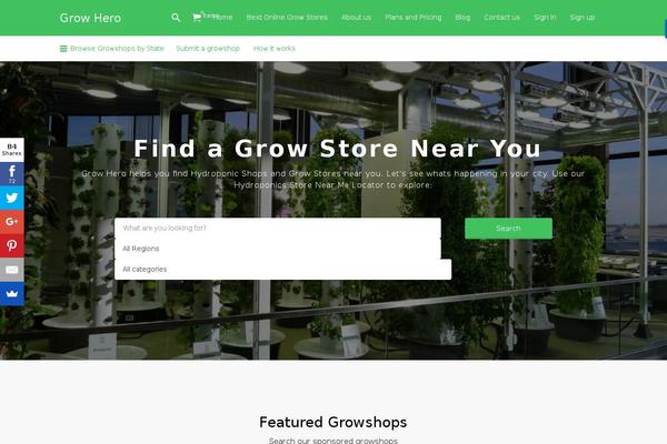 Listify theme site design template sample