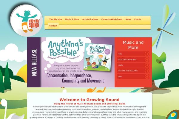 Outreach theme site design template sample