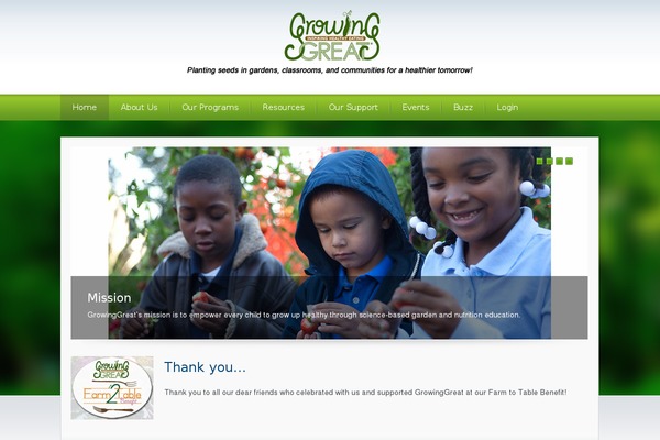The-cause theme site design template sample