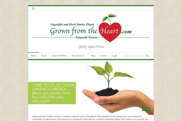 Organic Shop theme site design template sample