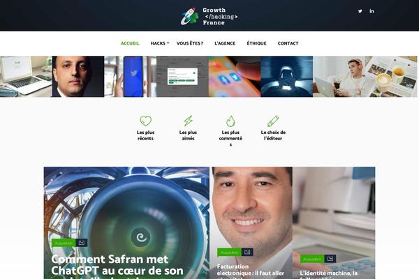 Bazinga theme site design template sample