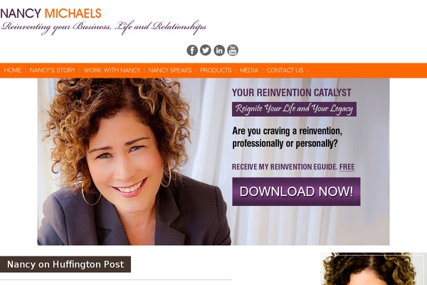 NANCY theme site design template sample