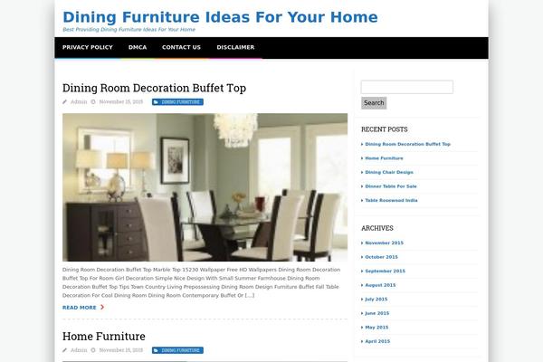 SABINA theme site design template sample