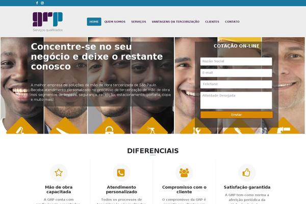 Fusion theme site design template sample