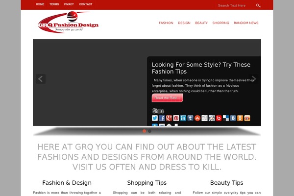 Small Business theme site design template sample