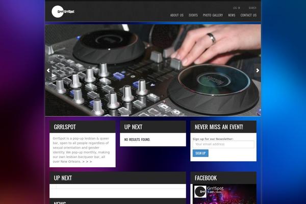 Rockit theme site design template sample
