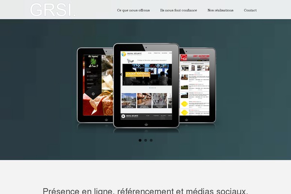 Quickstep theme site design template sample
