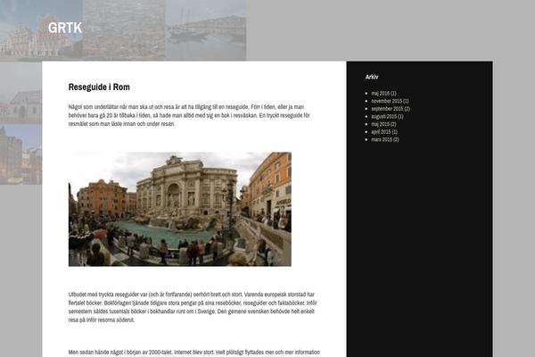 Gibson theme site design template sample