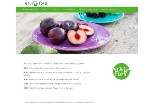 Basil theme site design template sample