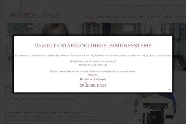gruendel-haus.de site used Web-labels