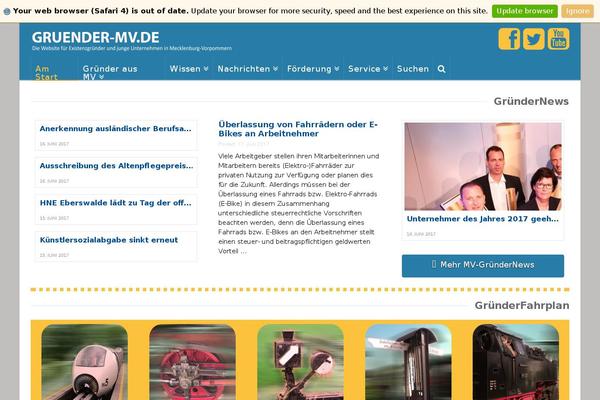 gruender-mv.de site used Gruendermv