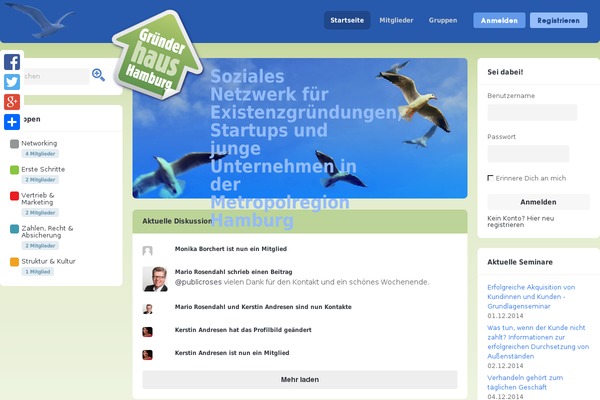 gruenderhaus.de site used Hei-hamburg