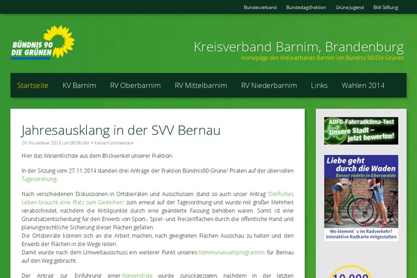 Urwahl3000 theme site design template sample