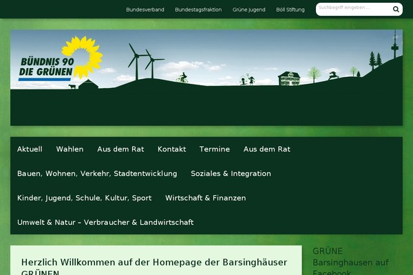 Urwahl3000 theme site design template sample