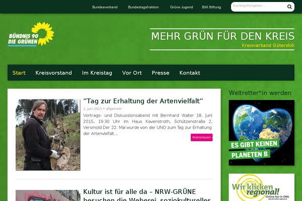 Urwahl3000 theme site design template sample