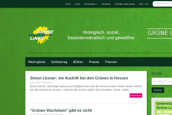 Urwahl3000 theme site design template sample