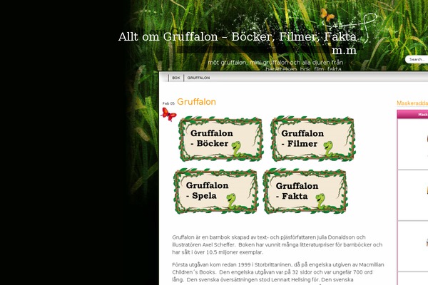 Greener Side theme site design template sample