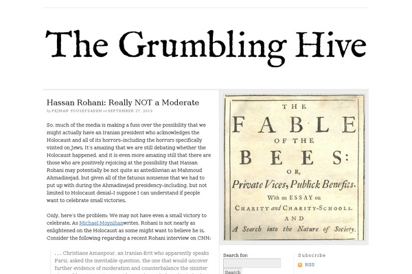 Thesis 1.8.5 theme site design template sample