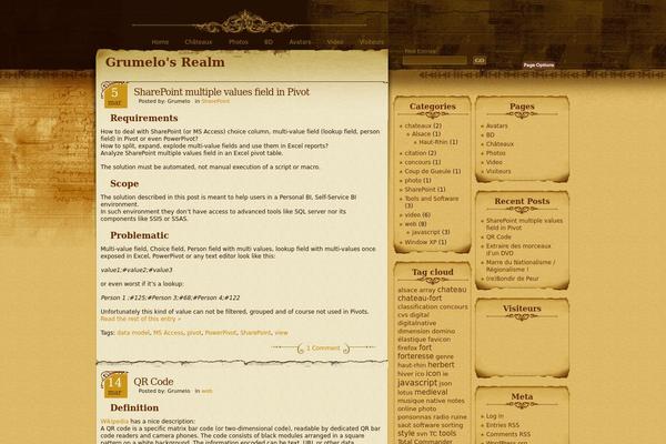 Aspire theme site design template sample