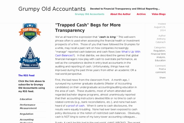 grumpyoldaccountants.com site used Thesis_182