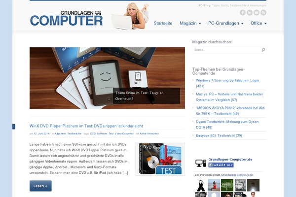 Site using Embed-privacy plugin