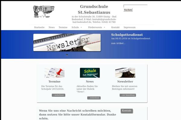 Fonts theme site design template sample