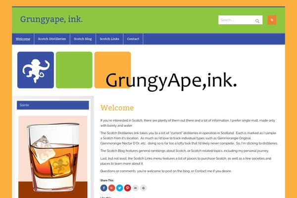 Graphene theme site design template sample