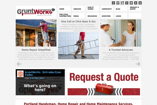 Metro theme site design template sample