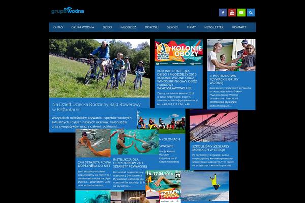 Surfarama theme site design template sample