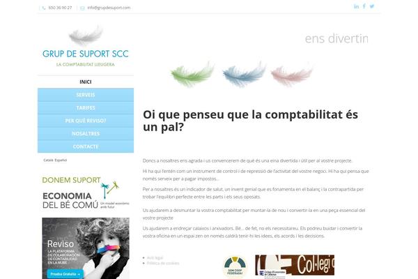 Vertikal theme site design template sample