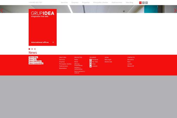 Idea theme site design template sample