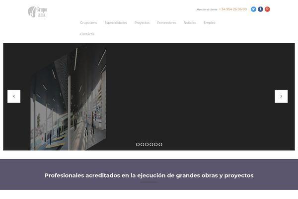 Construction-child theme site design template sample