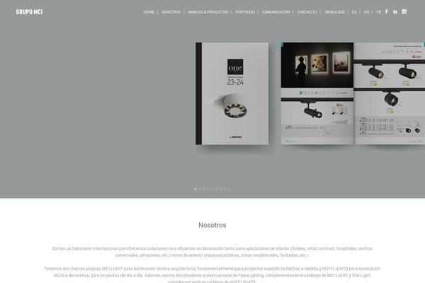 Hazel theme site design template sample