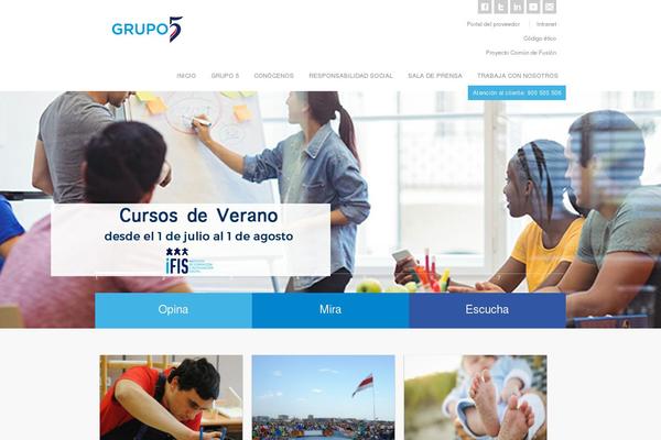 grupo5.net site used Grupo5
