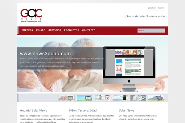 grupoacorde.es site used RT-Theme 12