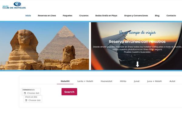 grupoclubdehoteles.mx site used SetSail