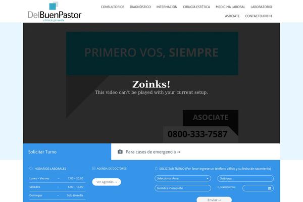 HealthCenter theme site design template sample