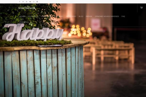 Site using Salient-social plugin
