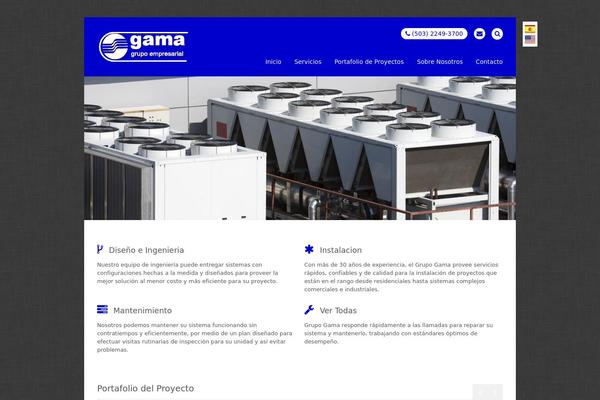 Stack theme site design template sample